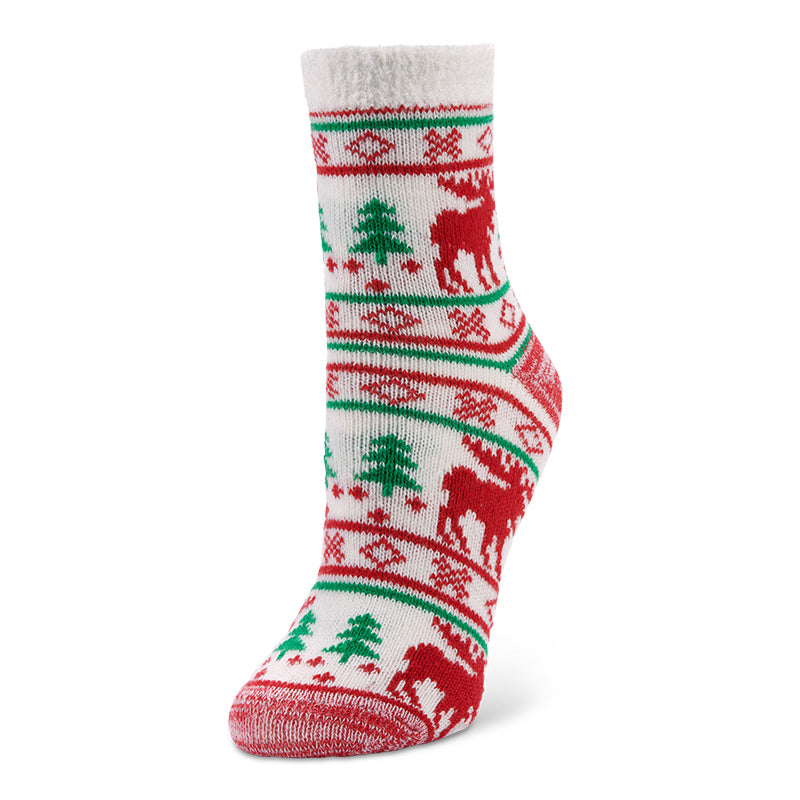 Fireside Aloe Crew Moose Holiday