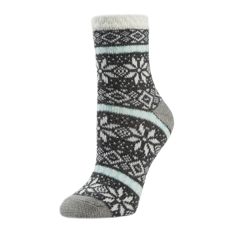 Fireside Aloe Crew Brrdseye Frozen Blue