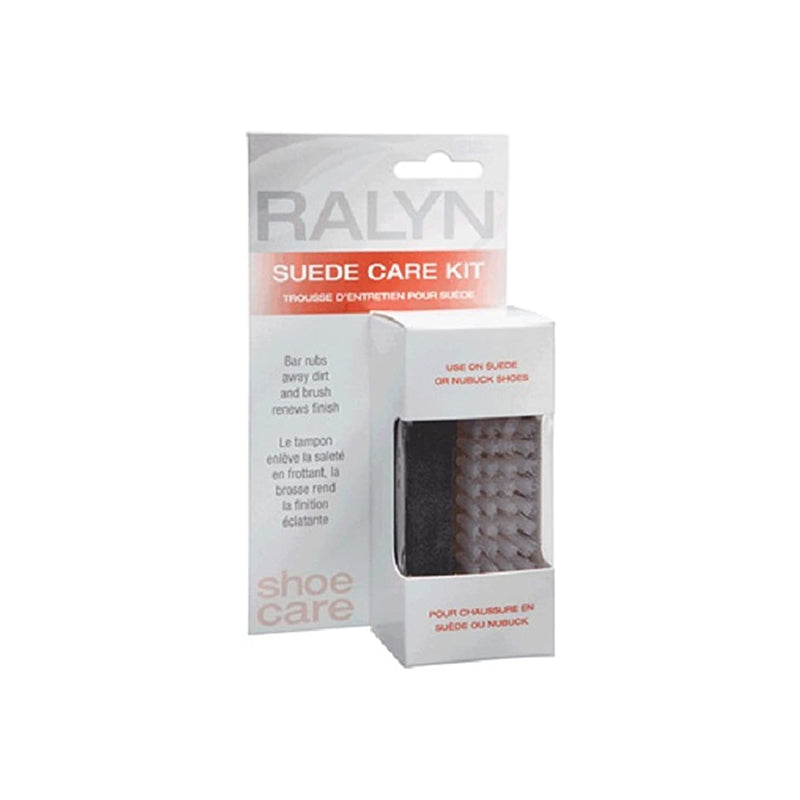Front view of Ralyn Suede Care Kit.