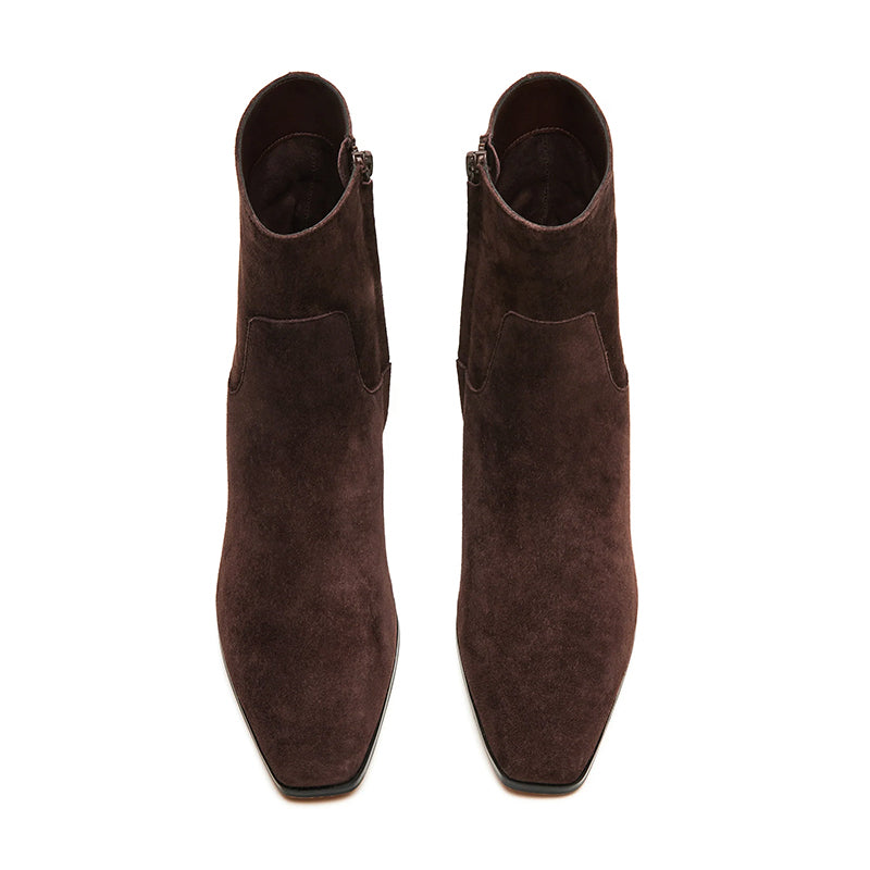 Women's Dusty Chocolate Brown Suede