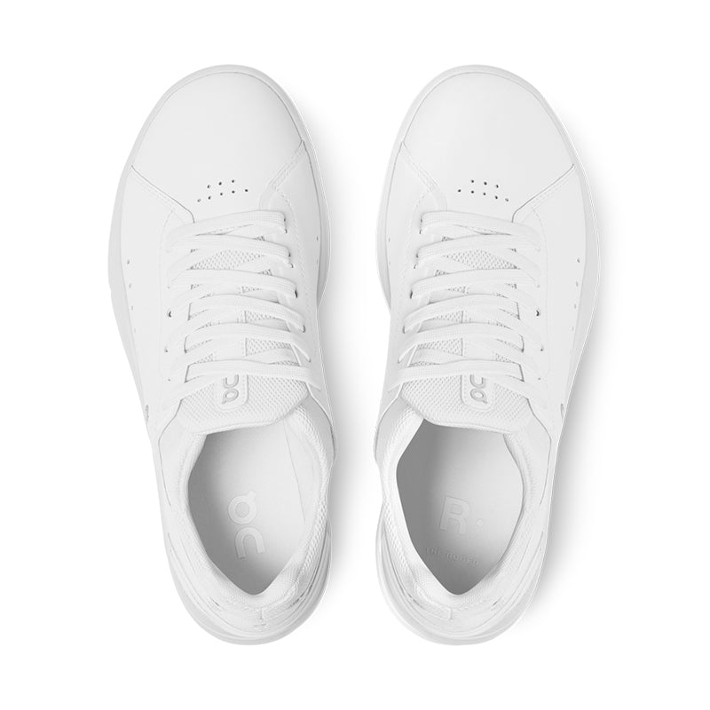 adidas gazelle silver green womens Women's The Roger Advantage All White – Tradehome Shoes