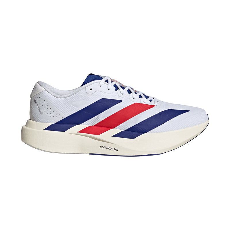 Shop Men's Adizero EVO SL White/Mystery Ink/Ruby | Men's