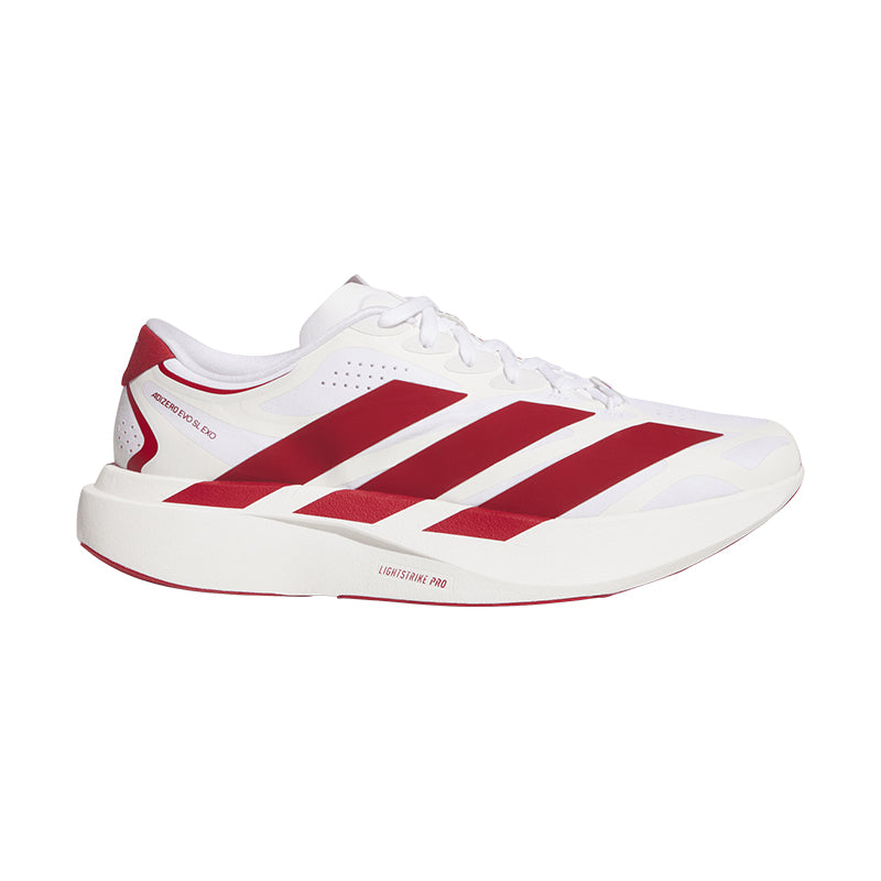 Men's Adizero EVO SL Indiana White/Victory Red