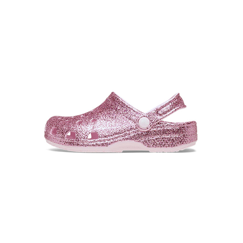 Kid's Preschool Classic Chunky Glitter Clog Pink Milk