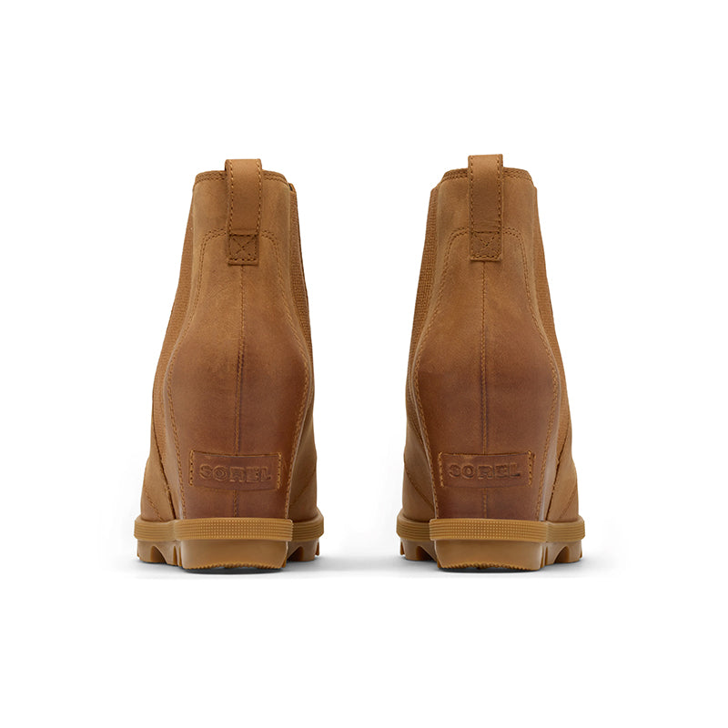 Women's Joan Rhapsody Chelsea Wedge Velvet Tan/Gum – Tradehome Shoes