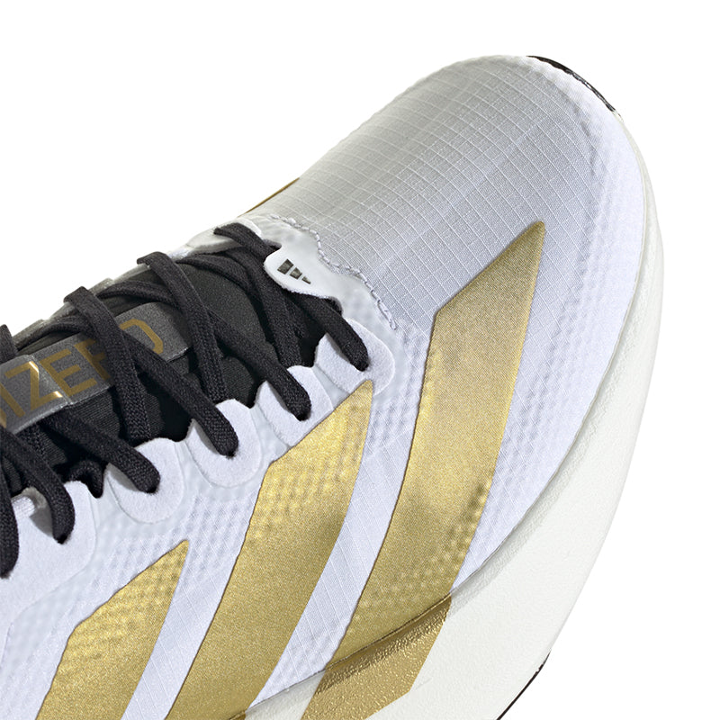 Shop Women's Adizero EVO SL White/Matte Gold/Black | Women's