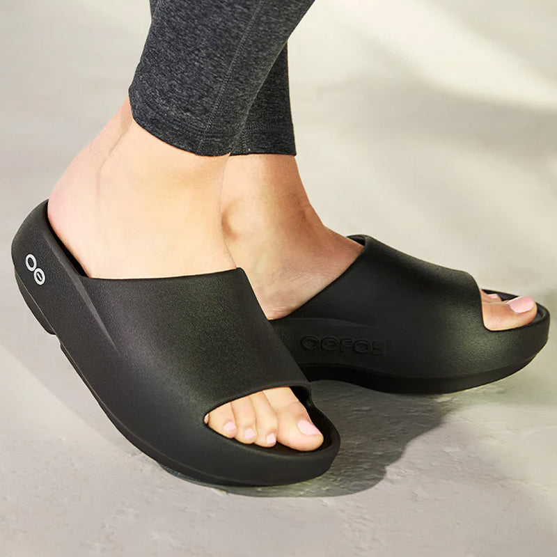 Shop Women's OOahh PLUS Black | Women's / Sandals by Oofos