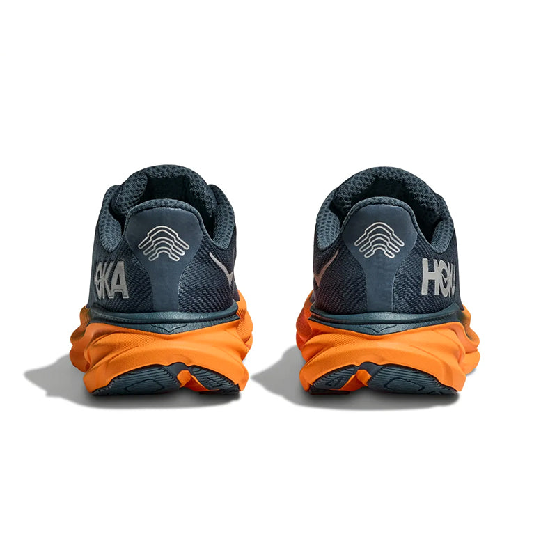 Men's Clifton 9 GORE-TEX Stormy Skies/Orange Zest – Tradehome Shoes