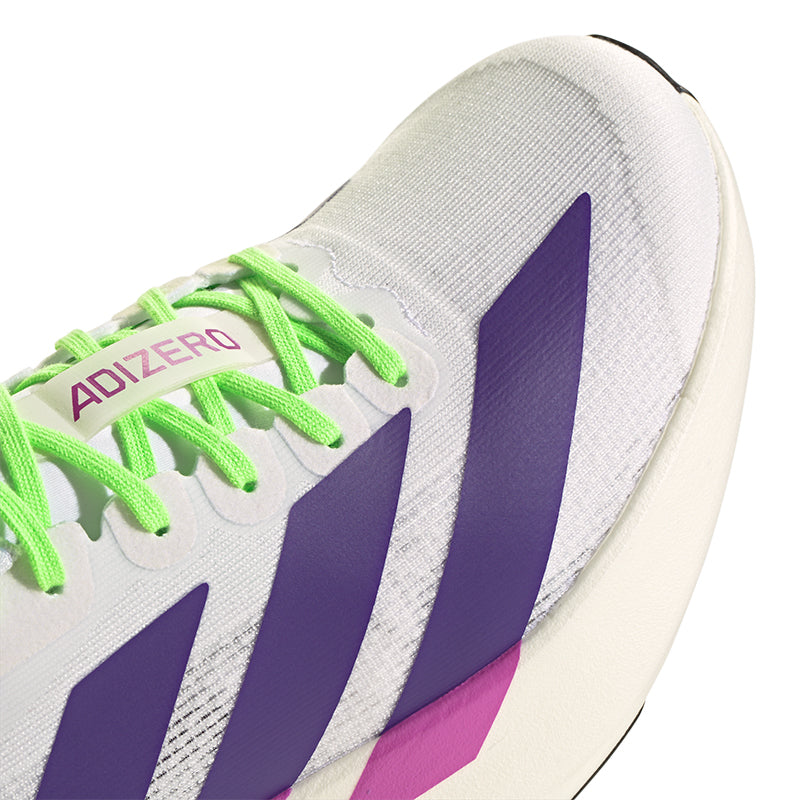 Women's Adizero EVO SL White/Purple – Tradehome Shoes