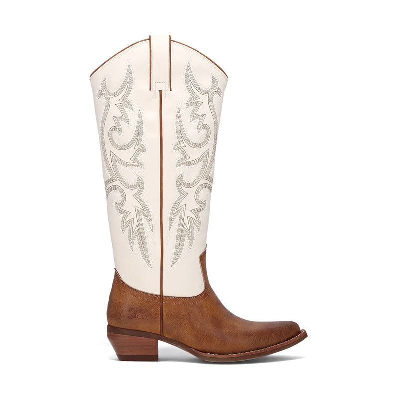 Shop Women's Irlene Tall Deco Stitch Off White/Caramel/Gold