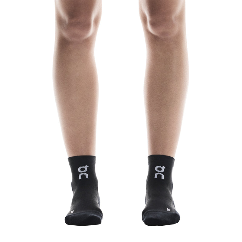 Core Run Sock Mid 2 Pack Black