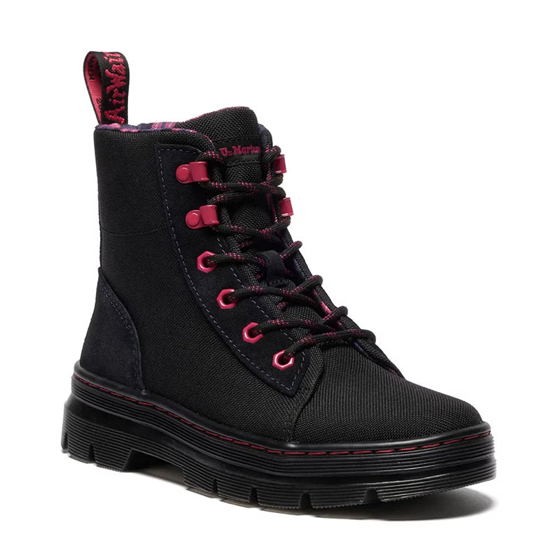 Faux Fur Dr Martens Combs W Combs With Faux Fur Lined Utility Grey