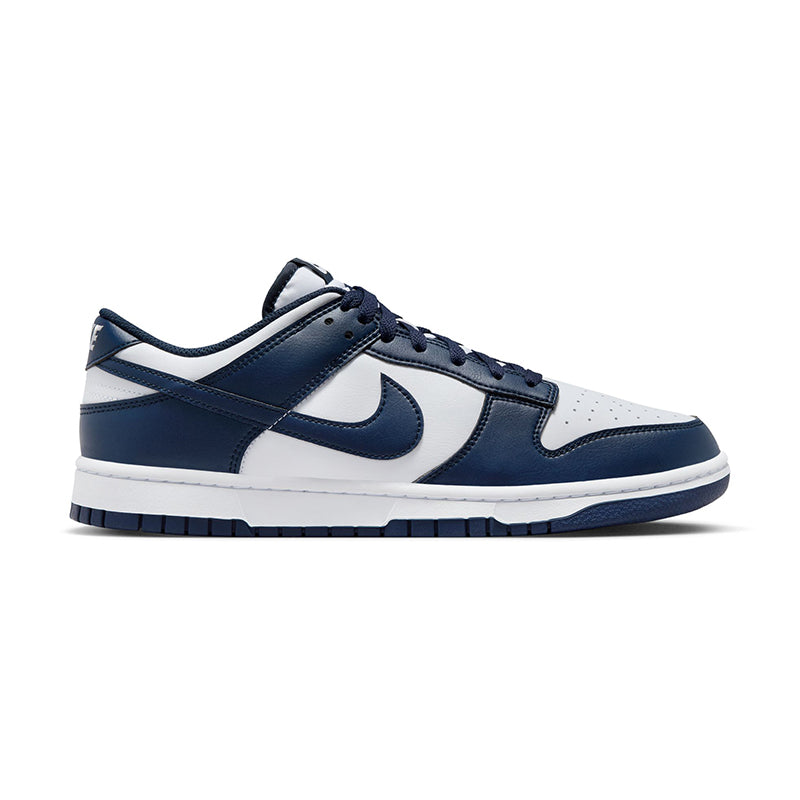 Men's Dunk Low White/Navy