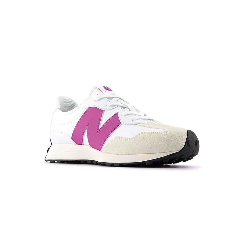 Kid's Grade School 327 White/Passion Fruit