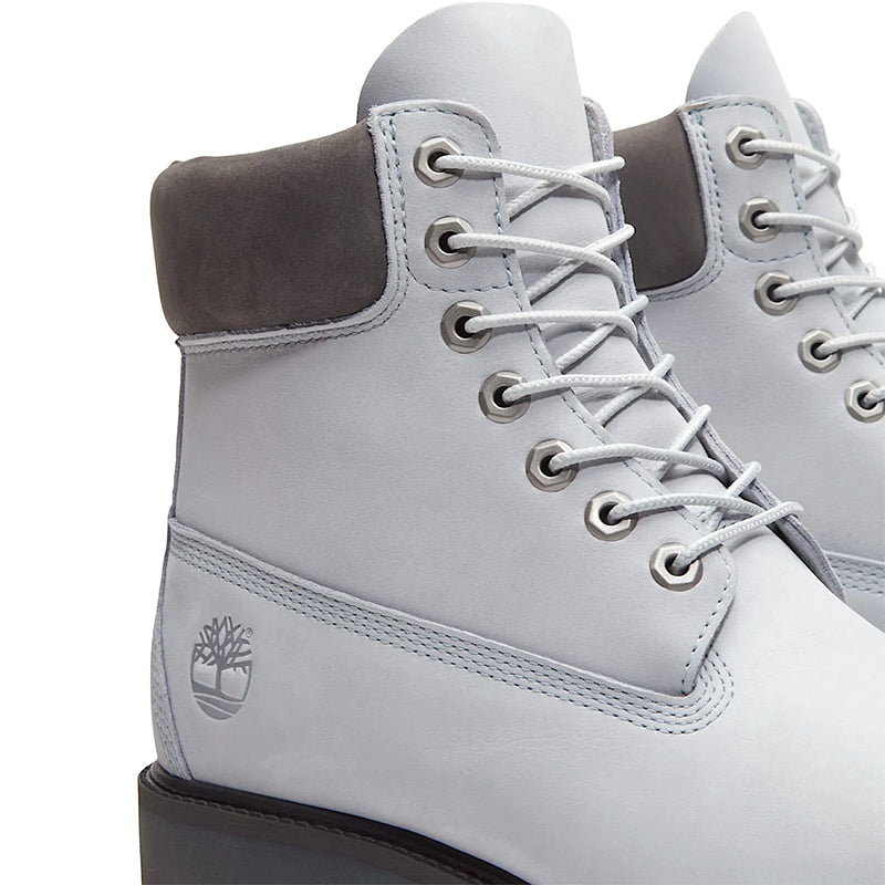 Men's 6" Premium Waterproof Light Blue Nubuck
