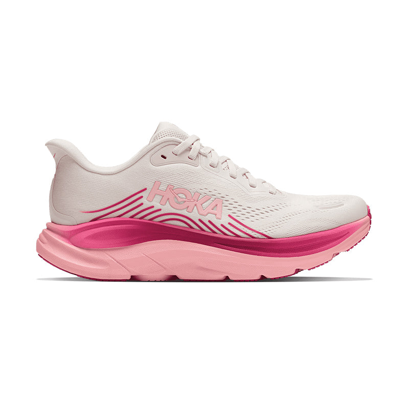 Women's Clifton 11 (WIDE) Rose Cream/Dewy Pink