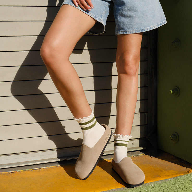 Women's Amsterdam Narrow Taupe Suede