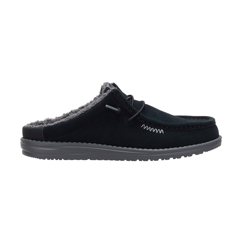 Men's Wally Slip Warmth Black/Smoke Grey