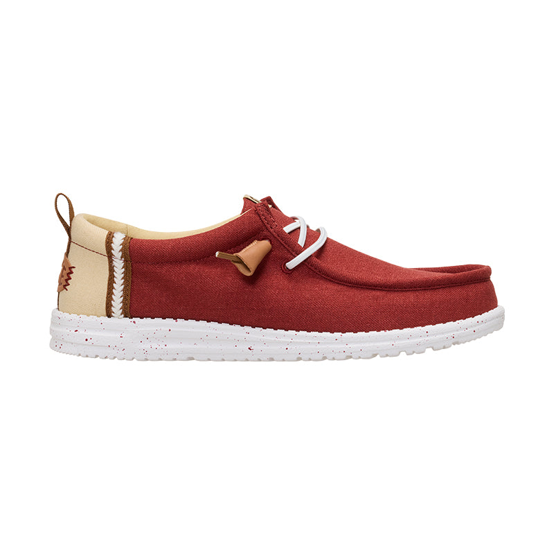 Men's Wally Craft Linen Burnt Red/Multi
