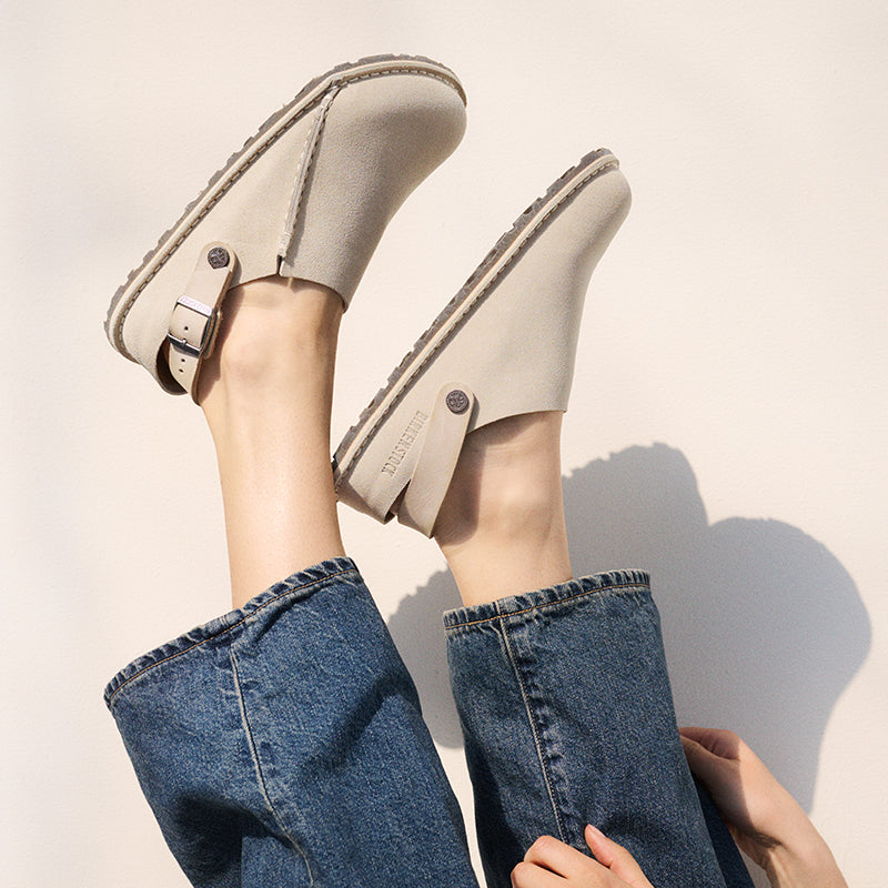 Women's Lutry Narrow Oyster Suede