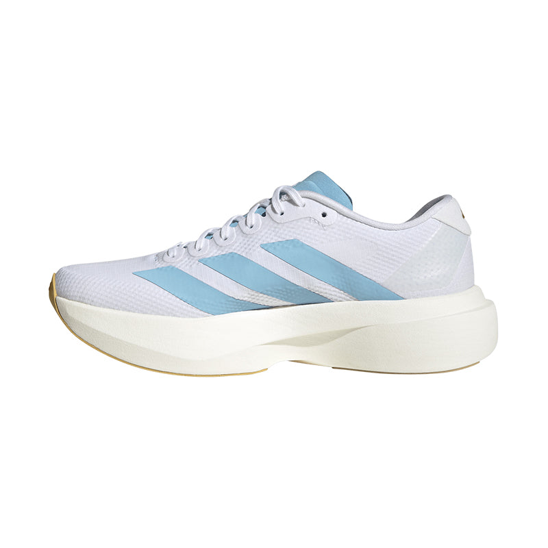 Women's Adizero EVO SL White/Clear Blue/Gold