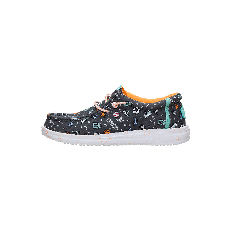 Kid's Preschool Wally Sports Fan Black/Multi