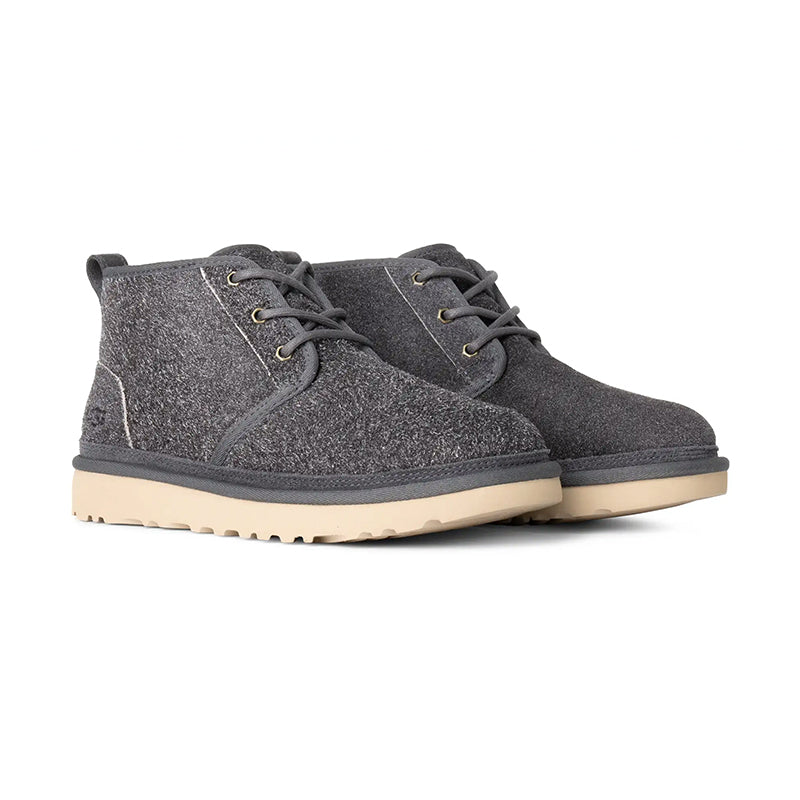 Men's Neumel Shaggy Suede Dark Grey – Tradehome Shoes