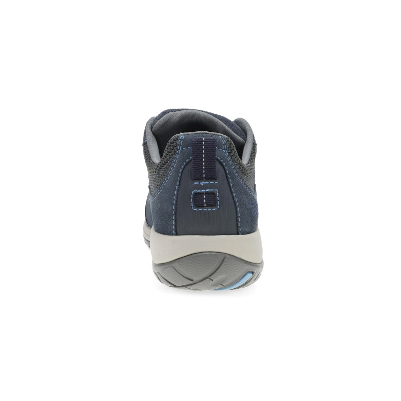 Women's Paisley Navy Suede Waterproof