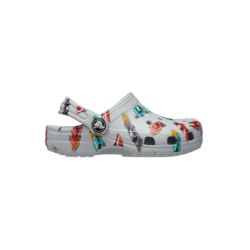 Kid's Toddler Classic Print Clog Race Cars