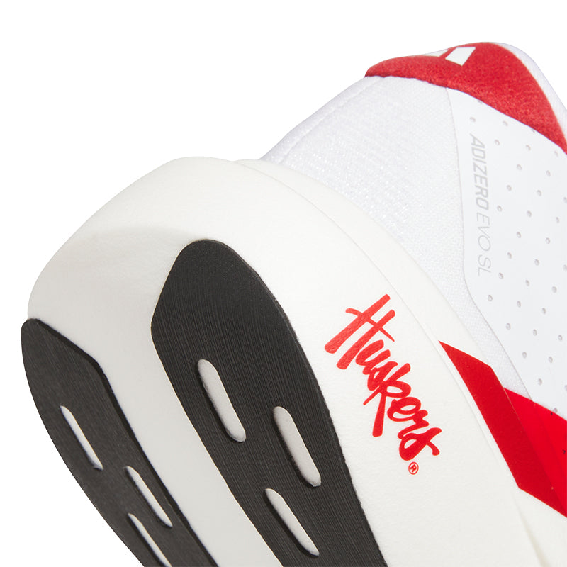 adidas Nebraska Cornhuskers Adizero Evo SL Shoes White 9