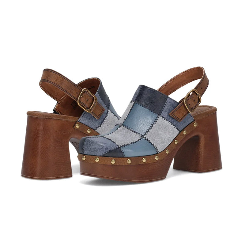 Women's Wylie Patchwork Clog Denim