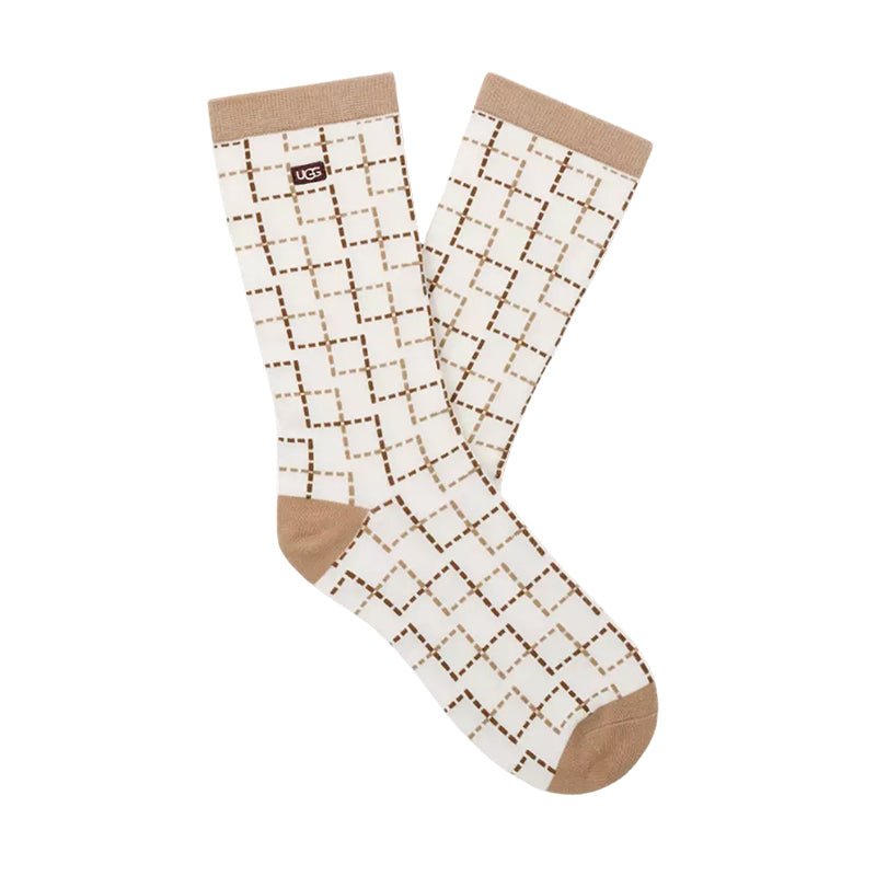 Women's Classic Crew 3 Pack Classic Boot/Plaid/Sand
