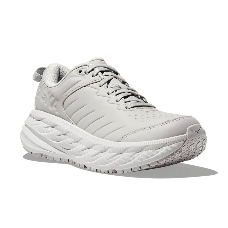 Women's Hoka Bondi SR - Harbor Mist/Lunar Rock - 45° Angle - Available at Tradehome Shoes
