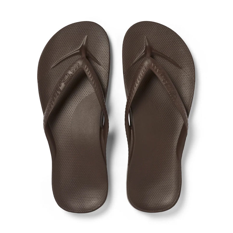 Women's Arch Support Flip Flop Brown