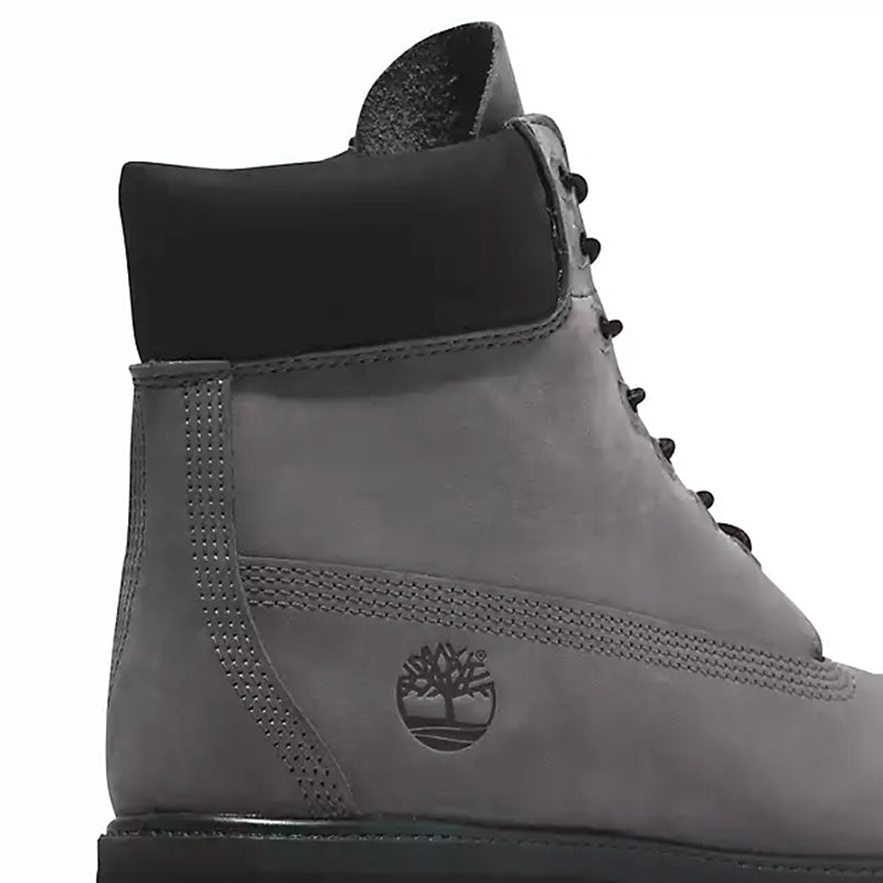 Timberland Men’s size 13 Grey Nubuck Boots with Black Padded Collar Men main image 4