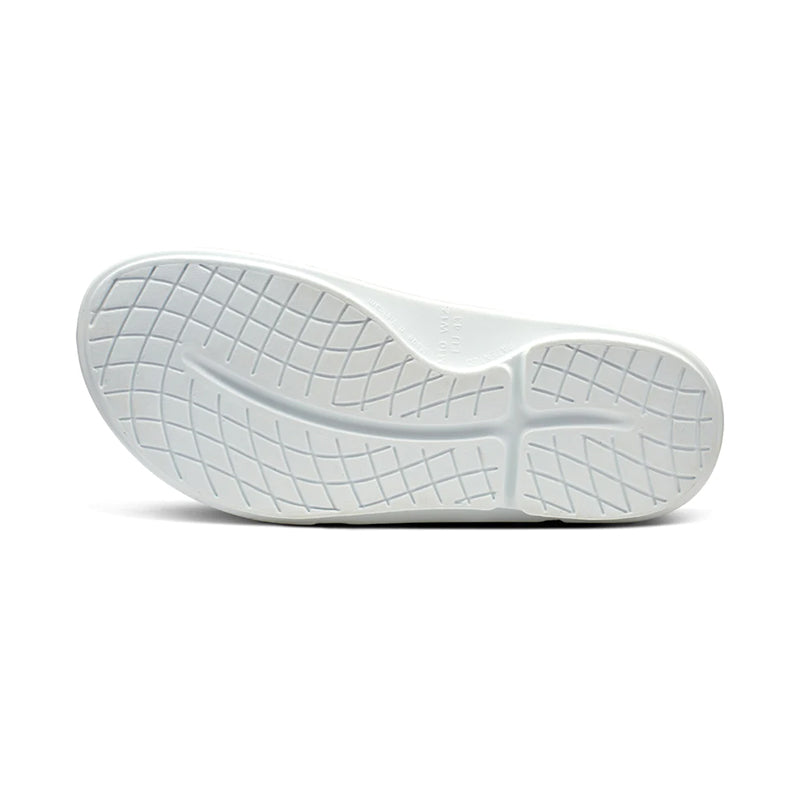 Shop Men's OOahh Sport Flex White | Men's Sandals by Oofos
