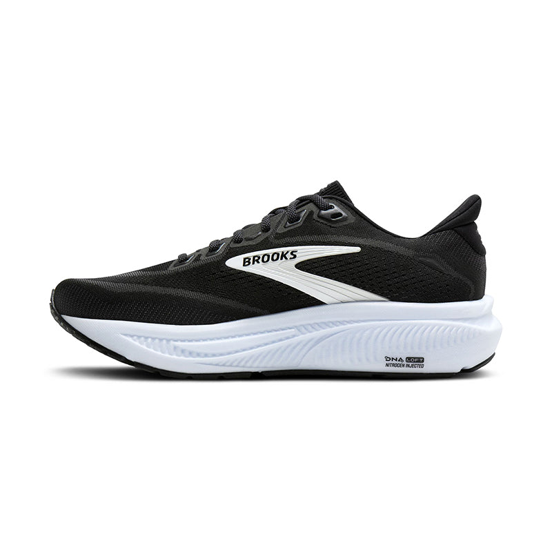 Women's Ghost 18 WIDE Black/Grey/White