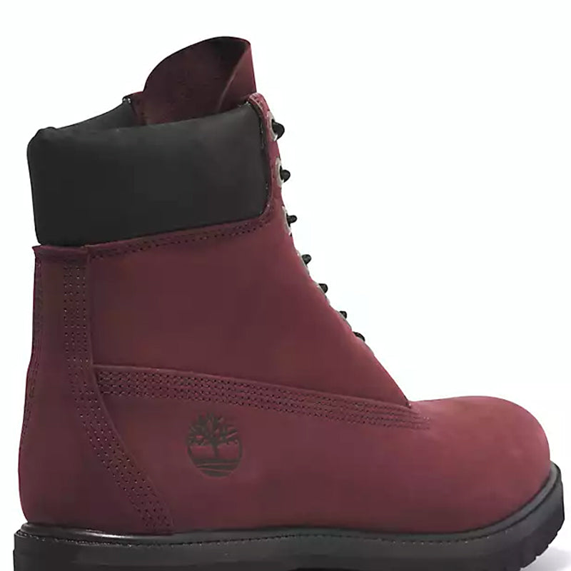 Timberland store burgundy shoes