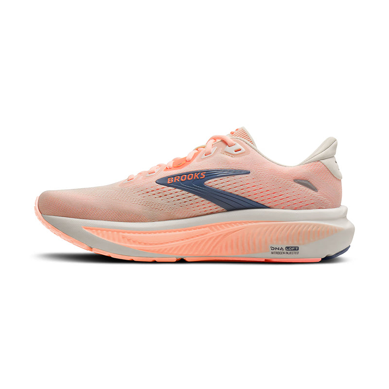 Women's Ghost 18 Star White/Cyber Peach/Grey