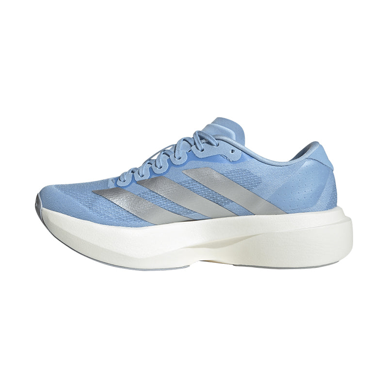 adidas Adizero Evo SL Shoes - Women's - Glow Blue / Silver / Cloud White