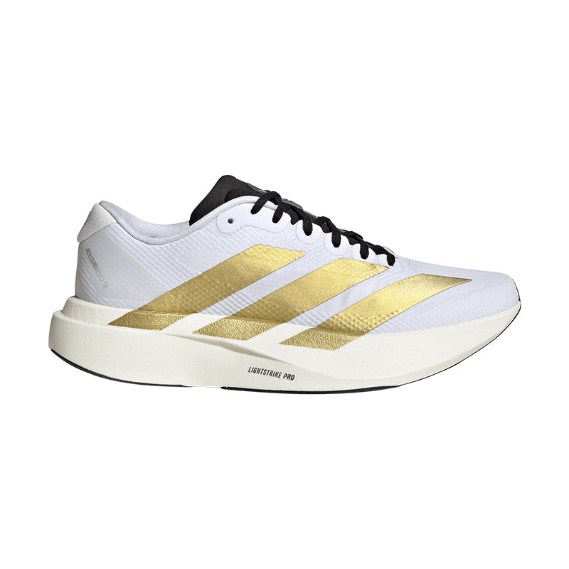Women's Adizero EVO SL White/Matte Gold/Black