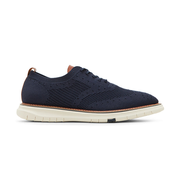 Shop Men's Tazzer Navy Knit | Men's Dress Shoes by MADDEN – Tradehome Shoes