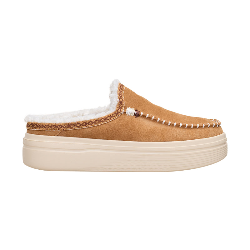 Shop Women's Austin Lift Cozy Stitch Tan | Women's Slippers by