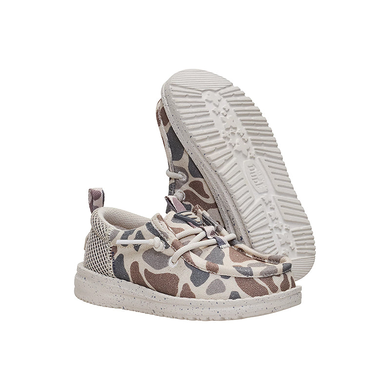 Kid's Toddler Wally Funk Burlebo Taupe/Camo