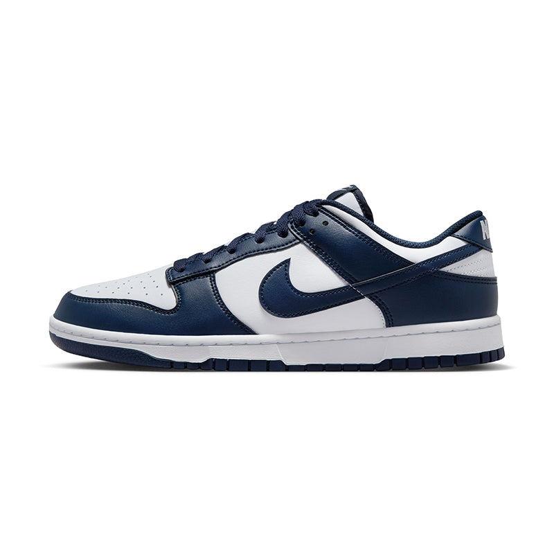 Men's Dunk Low White/Navy