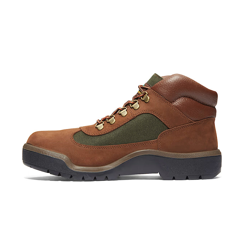 Men's Waterproof Field Boot Dark Brown Nubuck
