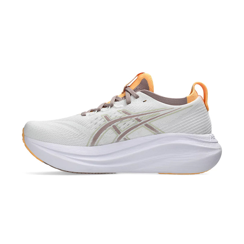 Shop Women's Gel-Nimbus 27 White/Fawn | Women's Performance Shoes