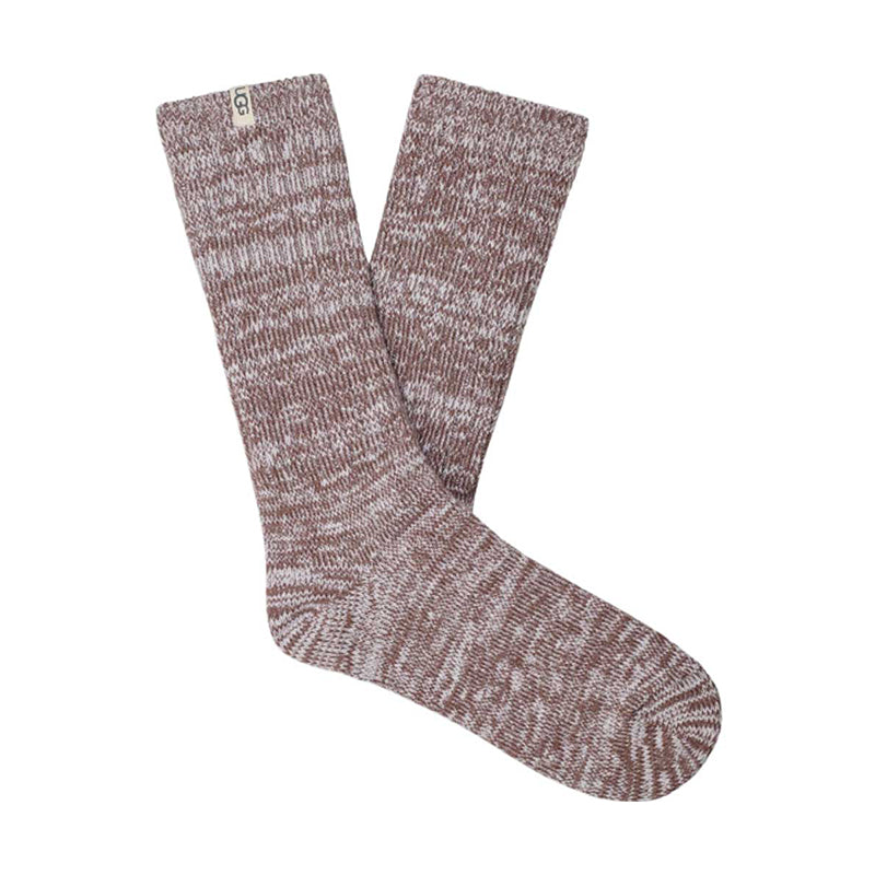 Women's Rib Knit Slouchy Crew Sock Allspice