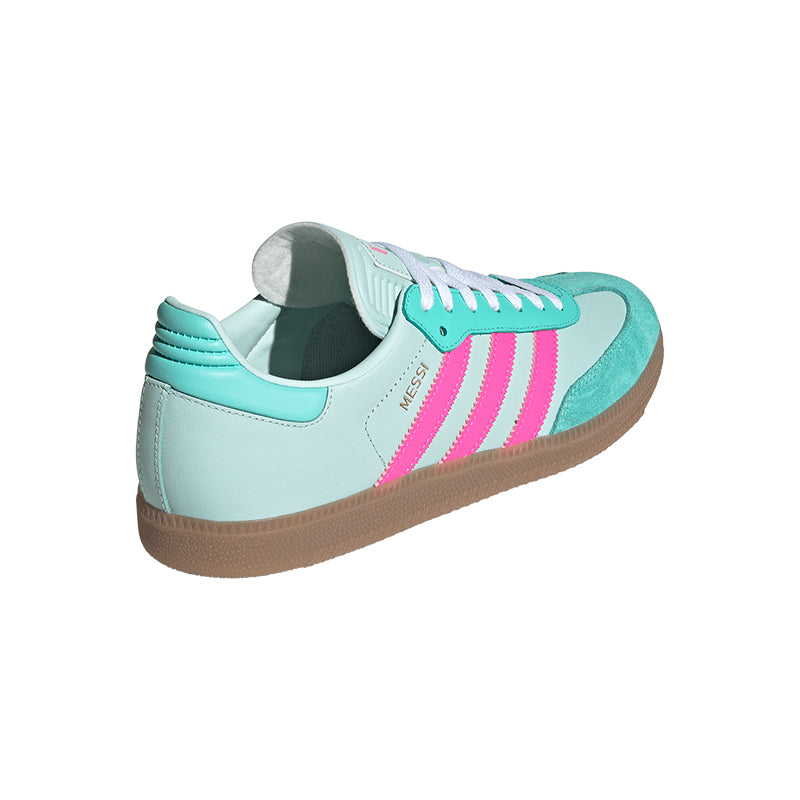 Women's Samba Messi Halo Mint/Pink/Gum Tradehome Shoes Women's Samba Messi Halo Mint/Pink/Gum Tradehome Shoes