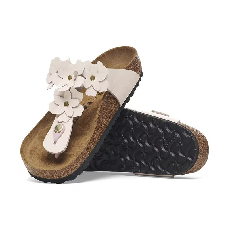 Shop Women's Gizeh Flowers Light Rose Leather | Women's Comfort